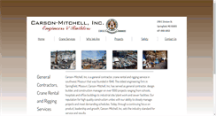 Desktop Screenshot of carson-mitchell.com